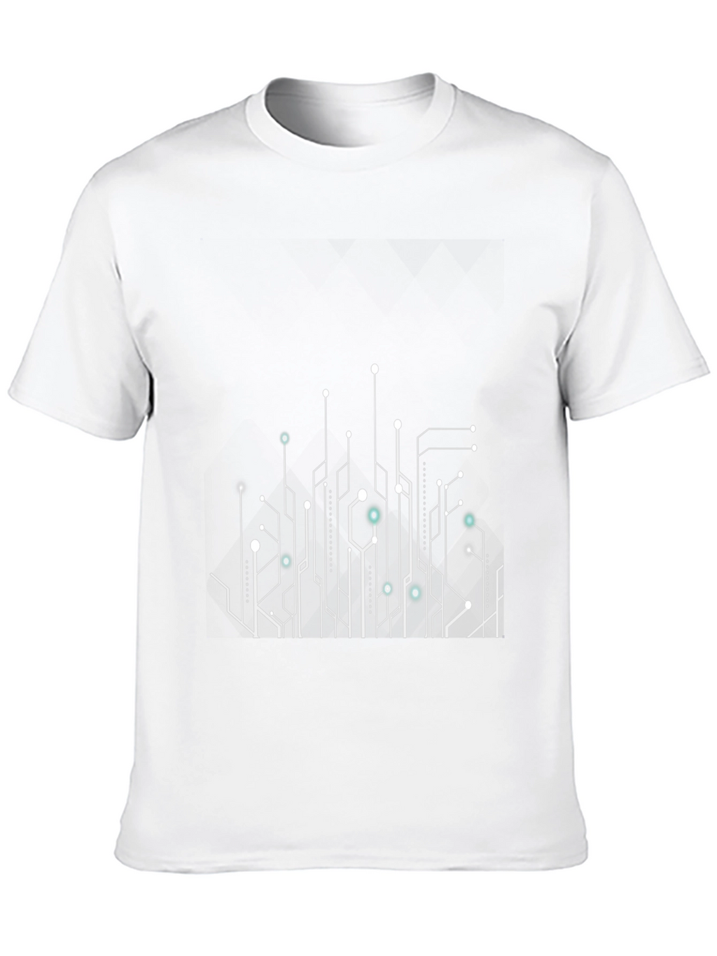 Tech Circuit T-Shirt - Stylish Modern Design