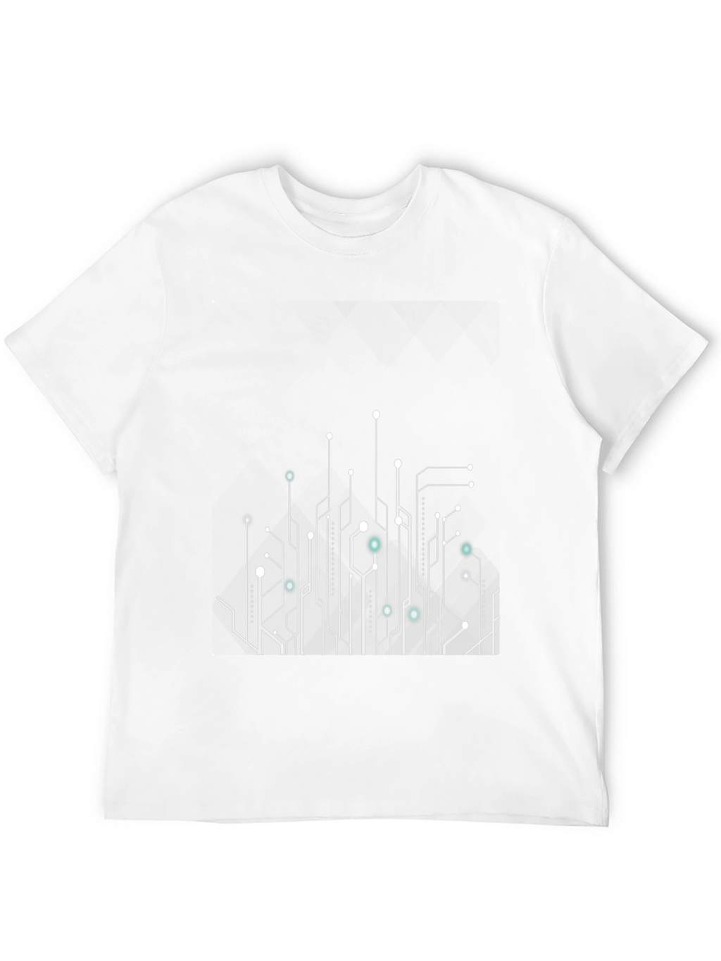 Tech Circuit T-Shirt - Stylish Modern Design