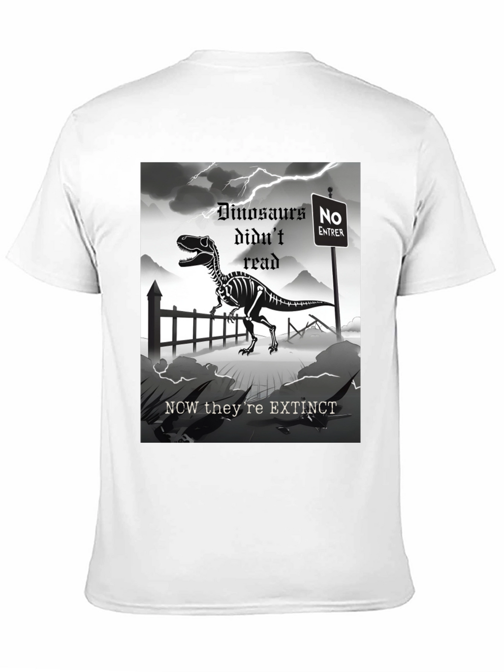Dinosaur Extinction T-Shirt - Read or Die!