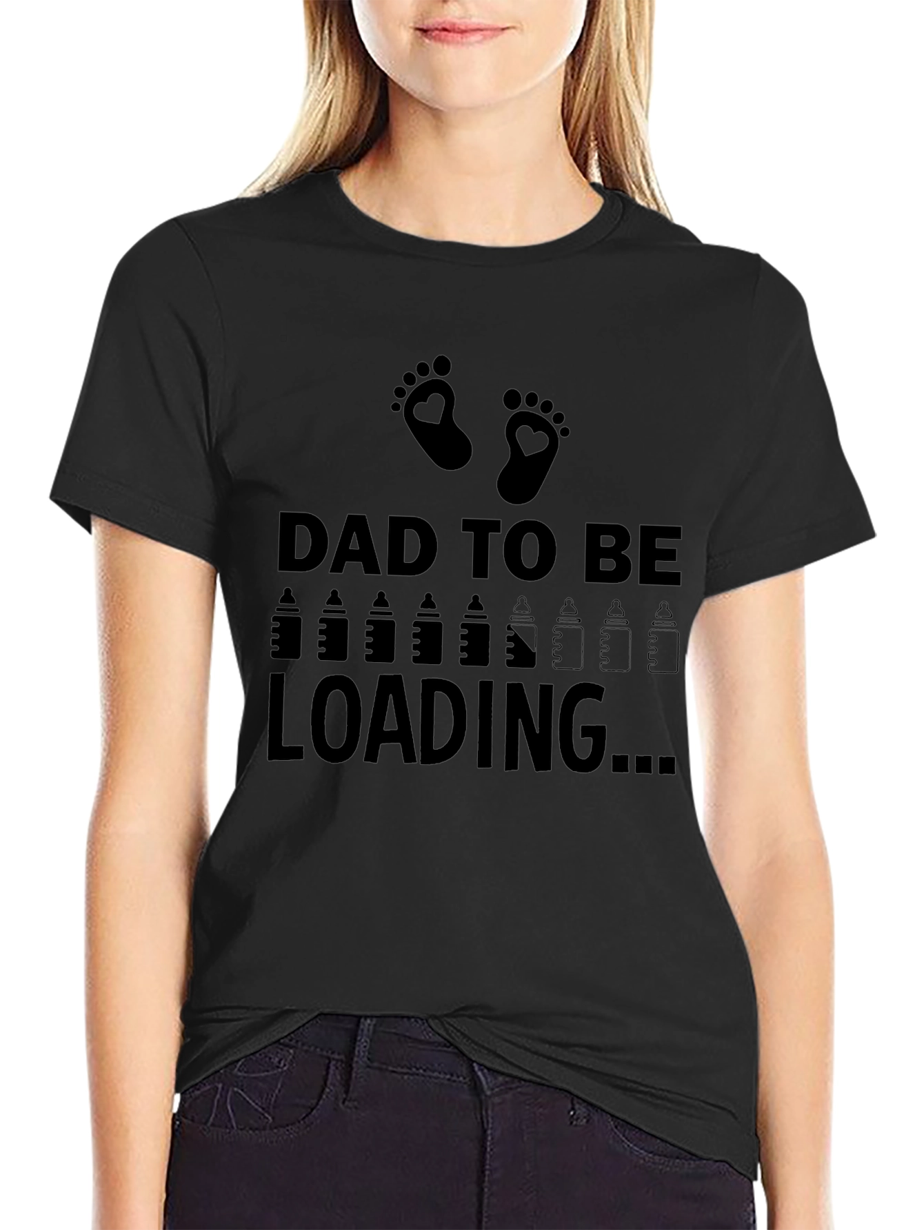 Dad To Be Loading - Funny Unisex T-Shirt