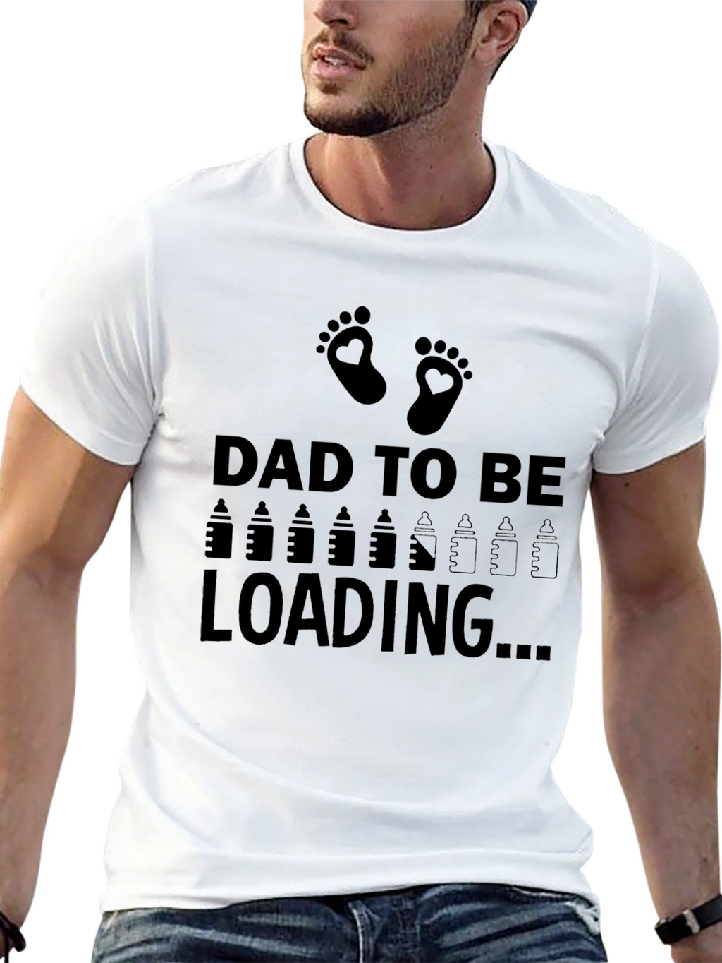 Dad To Be Loading - Funny Unisex T-Shirt