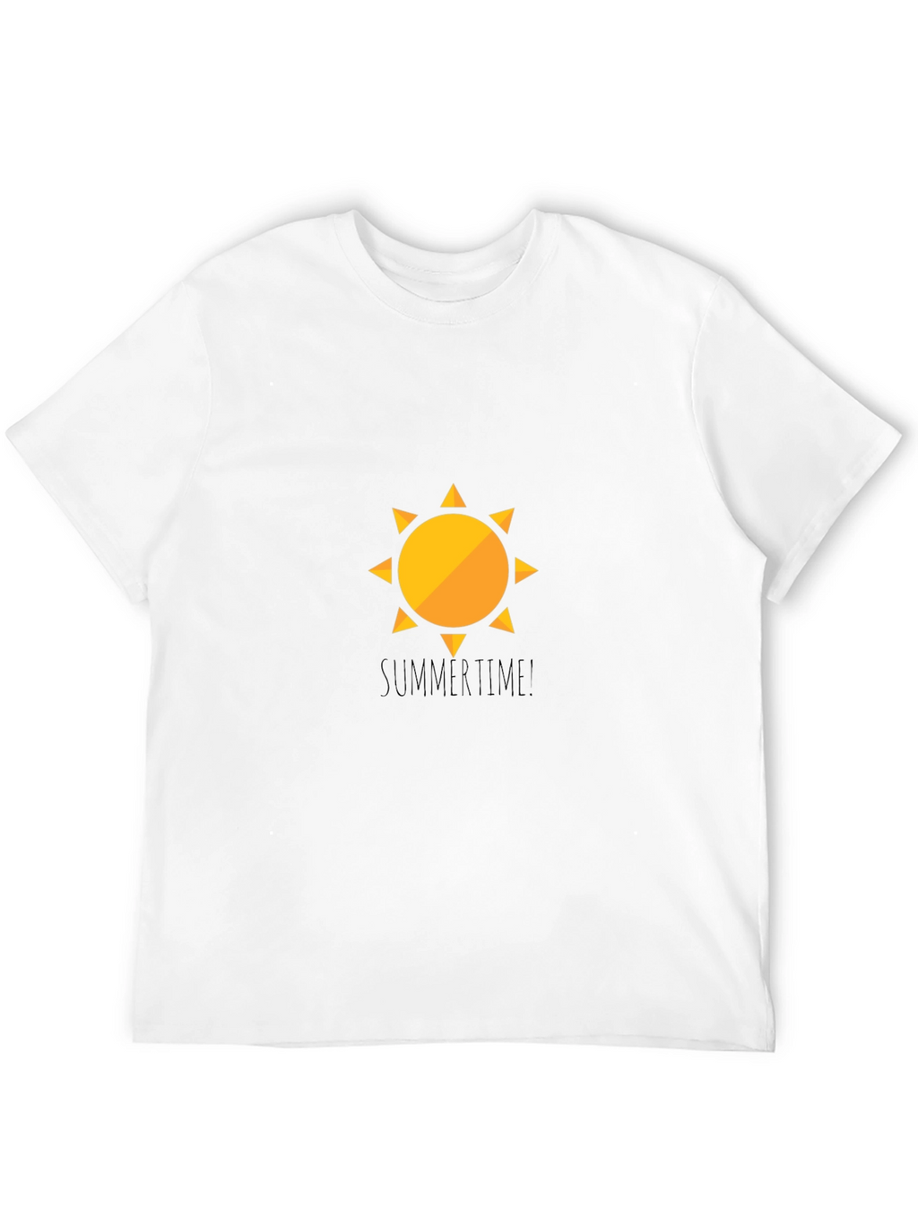 SummerTime Sun Graphic Black T-Shirt