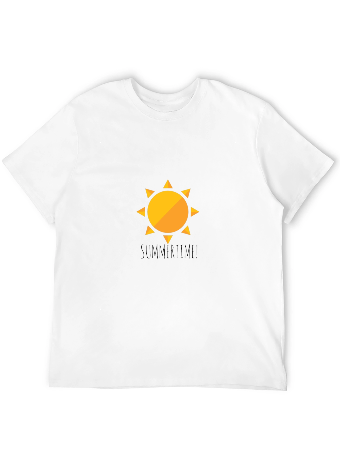SummerTime Sun Graphic Black T-Shirt