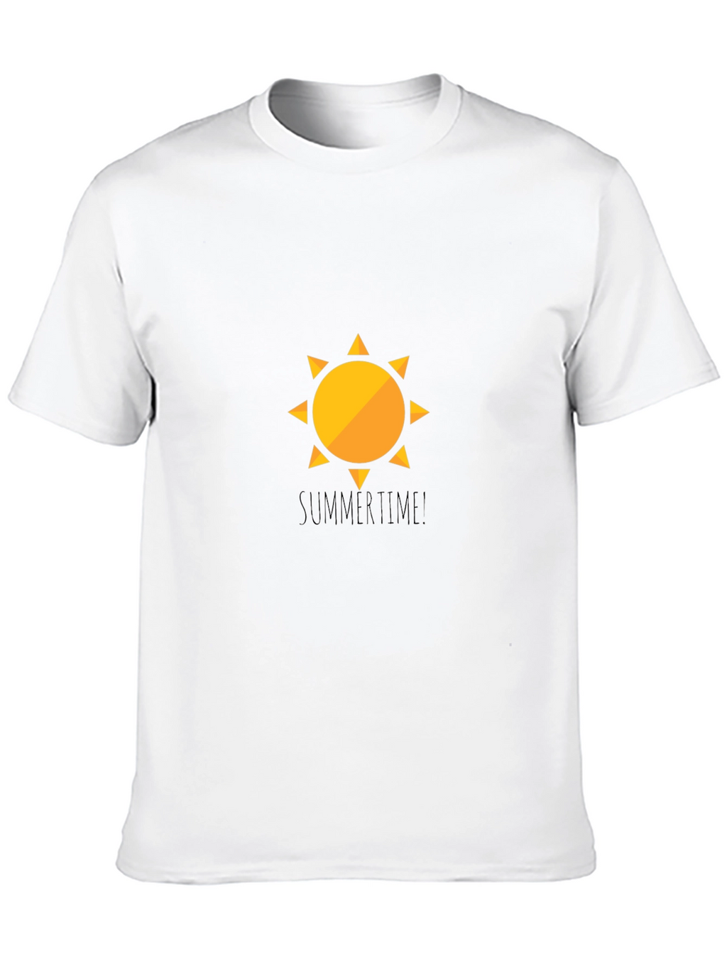 SummerTime Sun Graphic Black T-Shirt