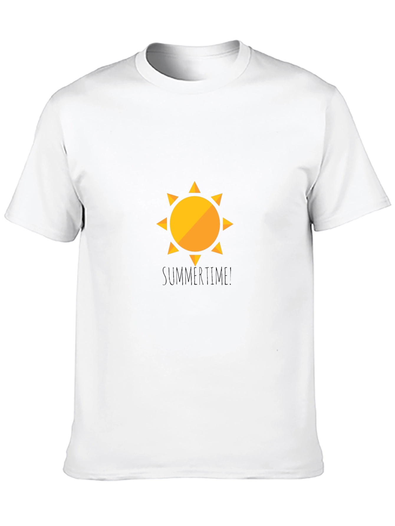 SummerTime Sun Graphic Black T-Shirt