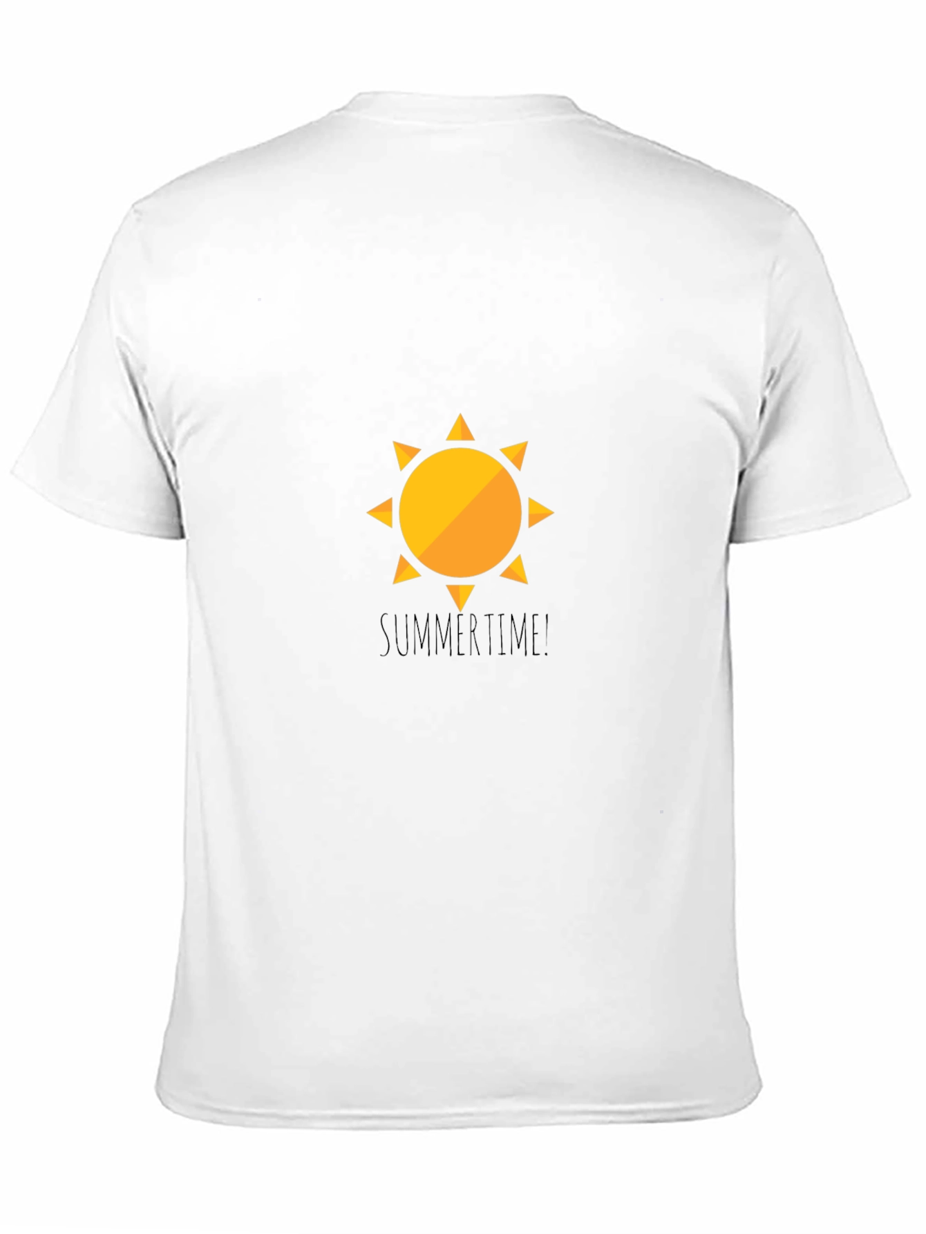 SummerTime Sun Graphic Black T-Shirt
