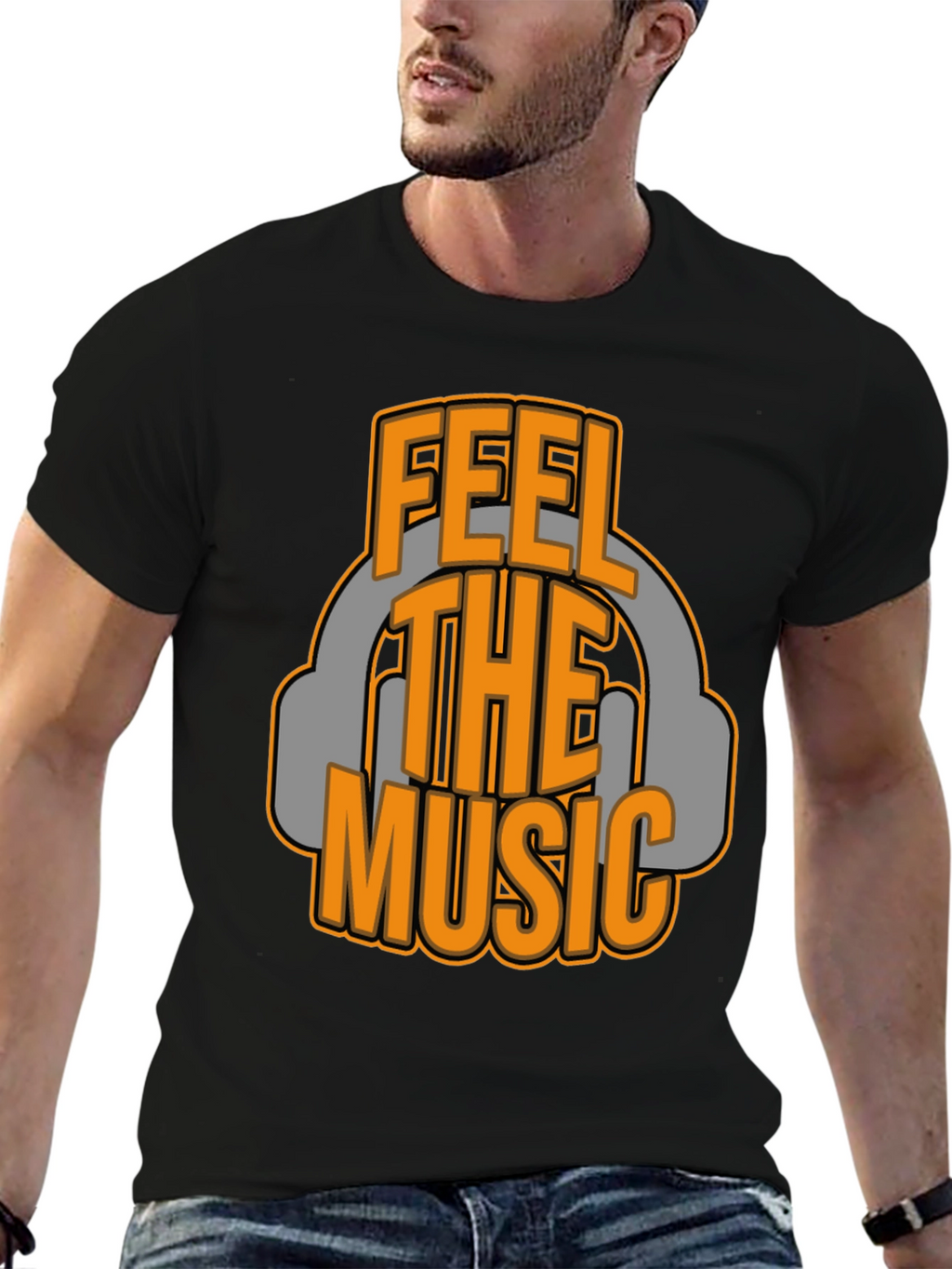 Feel the Music T-Shirt - Stylish Graphic Tee