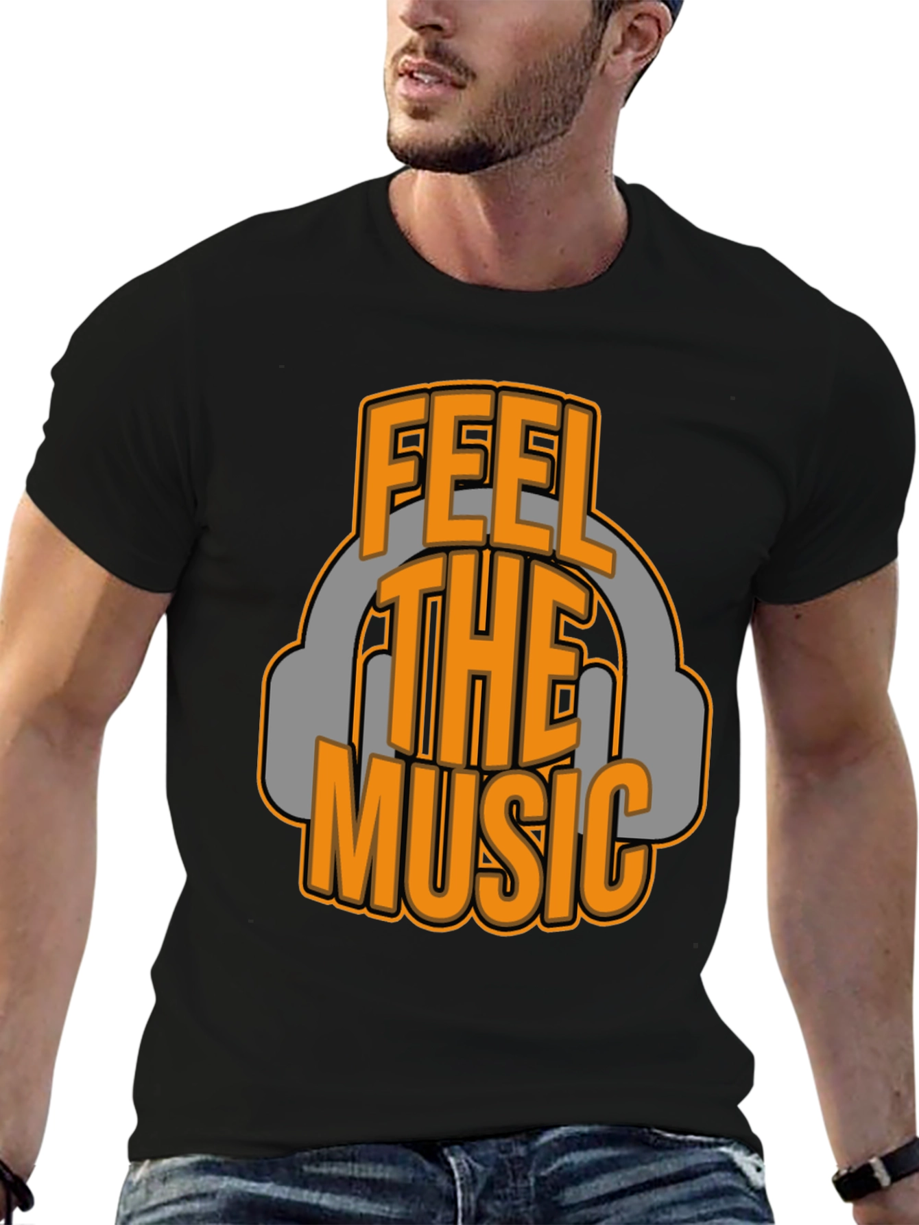 Feel the Music T-Shirt - Stylish Graphic Tee