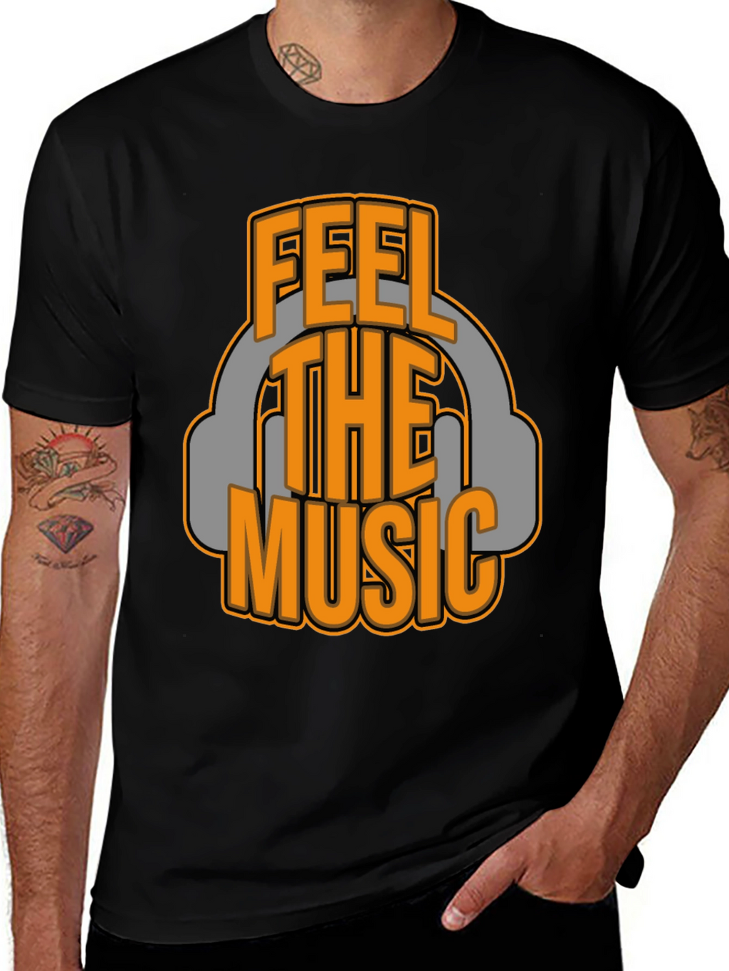 Feel the Music T-Shirt - Stylish Graphic Tee