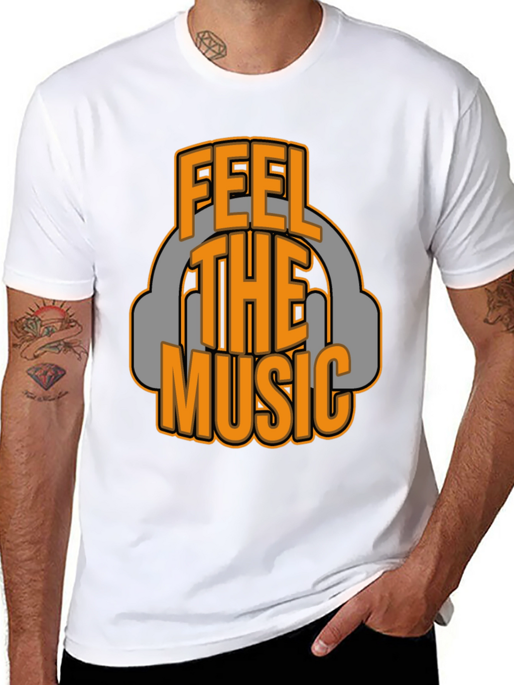 Feel the Music T-Shirt - Stylish Graphic Tee