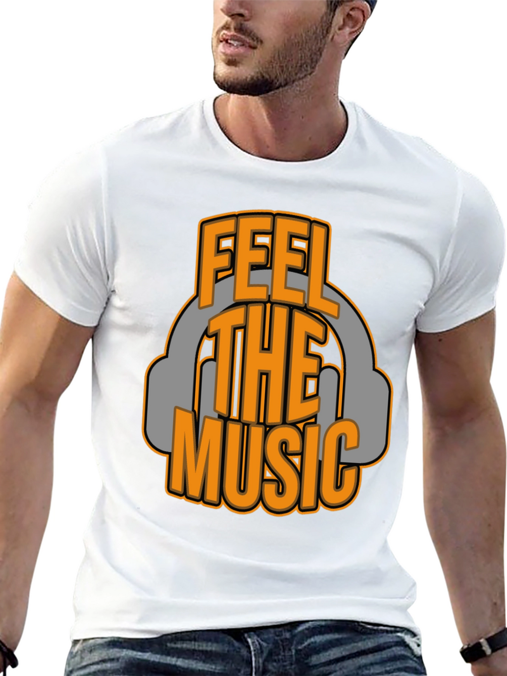 Feel the Music T-Shirt - Stylish Graphic Tee