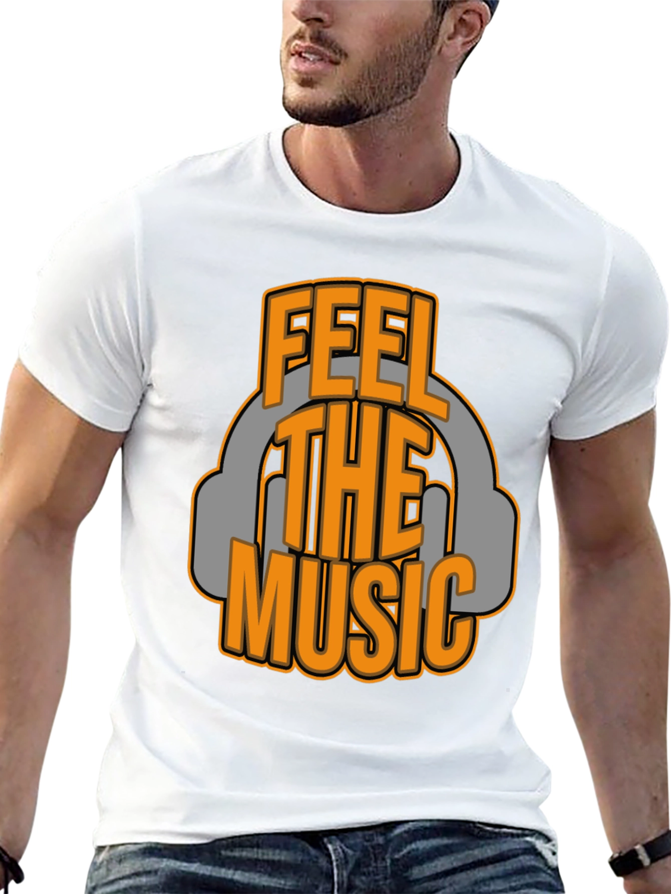 Feel the Music T-Shirt - Stylish Graphic Tee