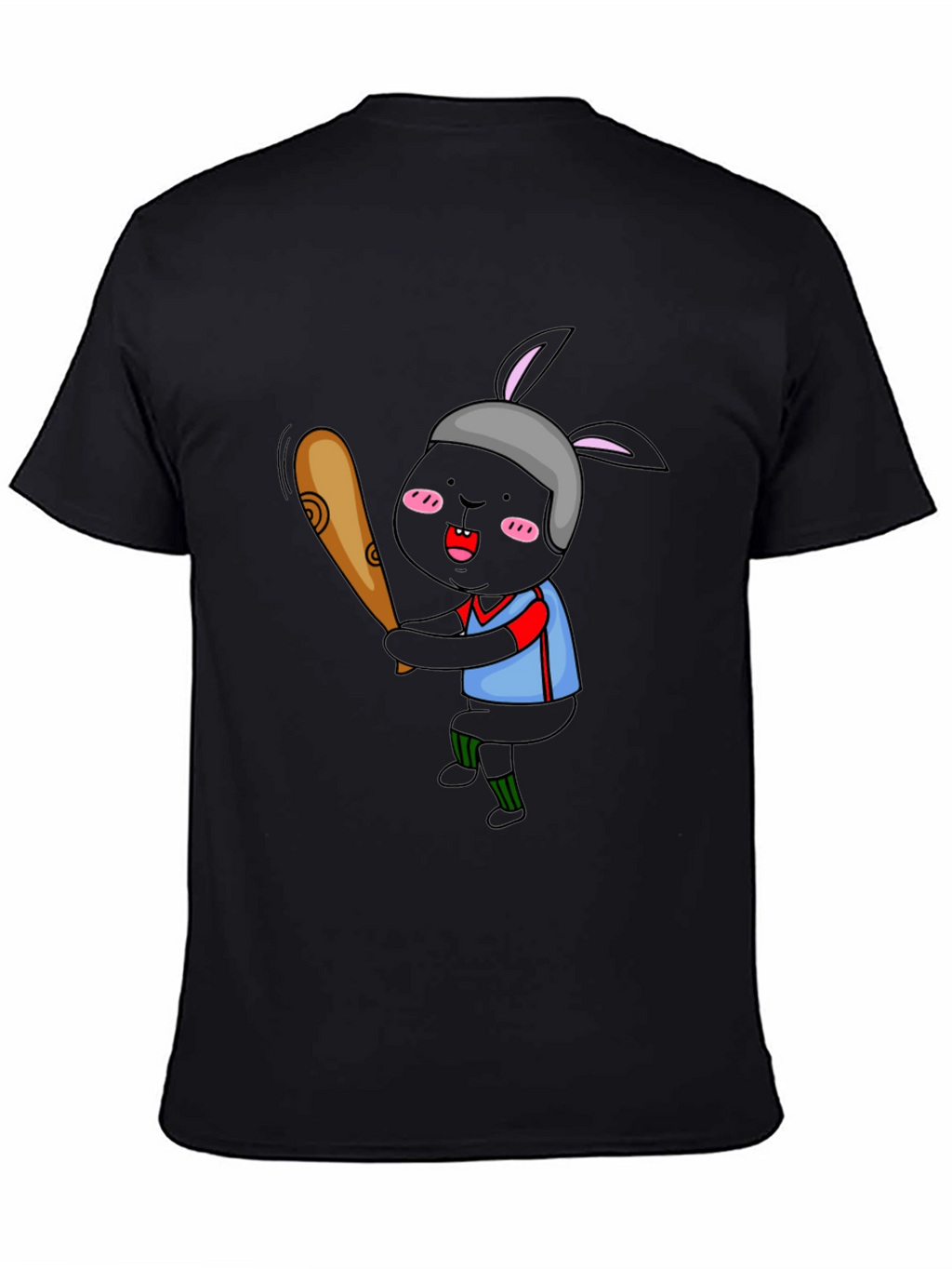 Baseball Bunny Graphic T-Shirt