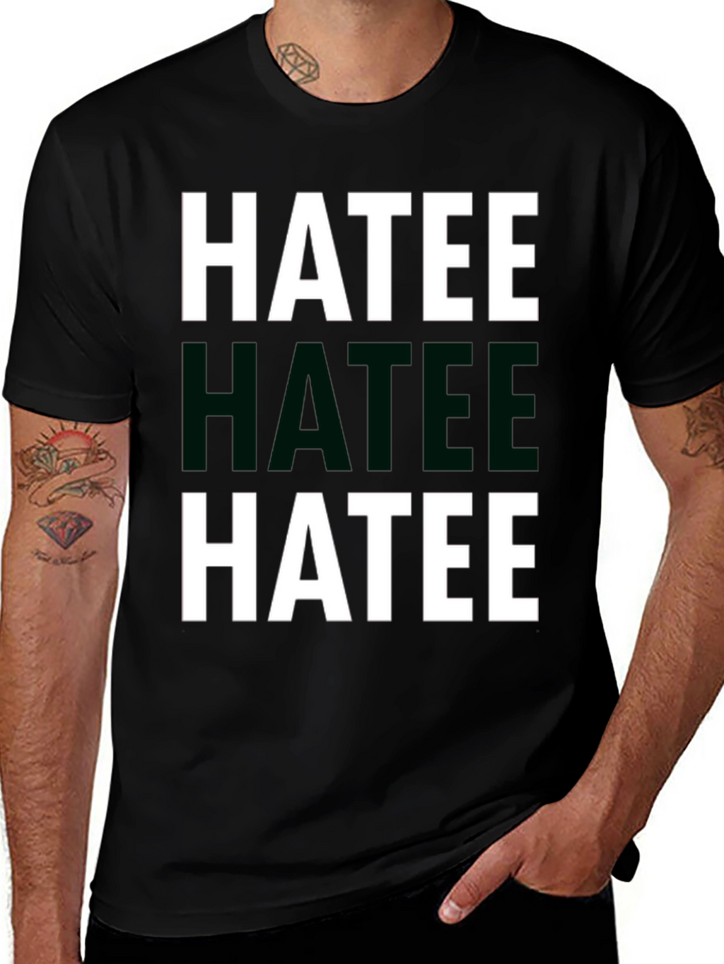HATEE Graphic Tee - Bold Statement Shirt