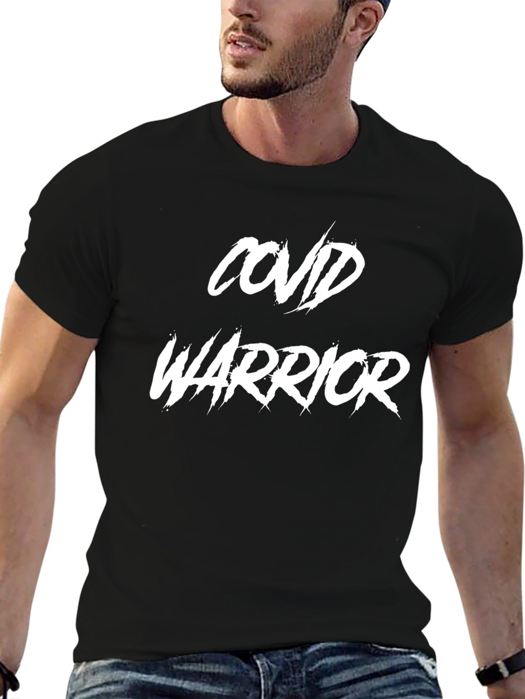COVID Warrior Black T-Shirt