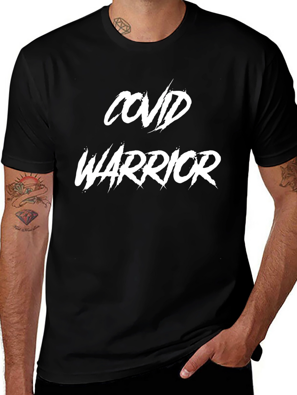 COVID Warrior Black T-Shirt