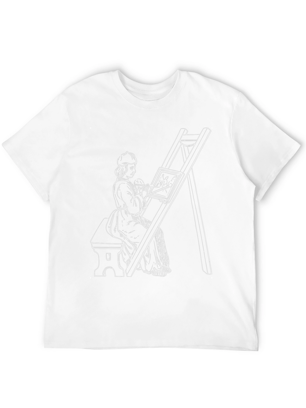 Artist at Easel Graphic T-Shirt