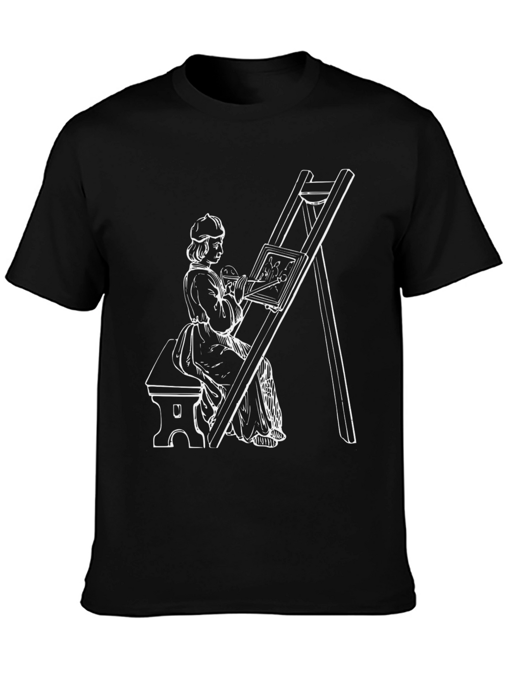 Artist at Easel Graphic T-Shirt