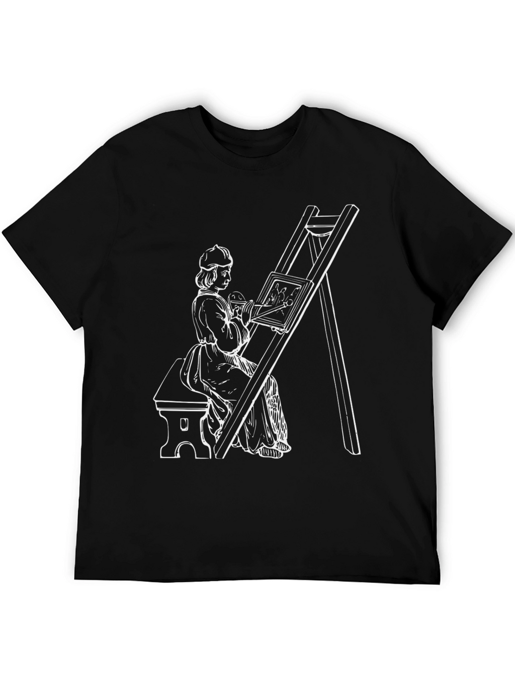 Artist at Easel Graphic T-Shirt