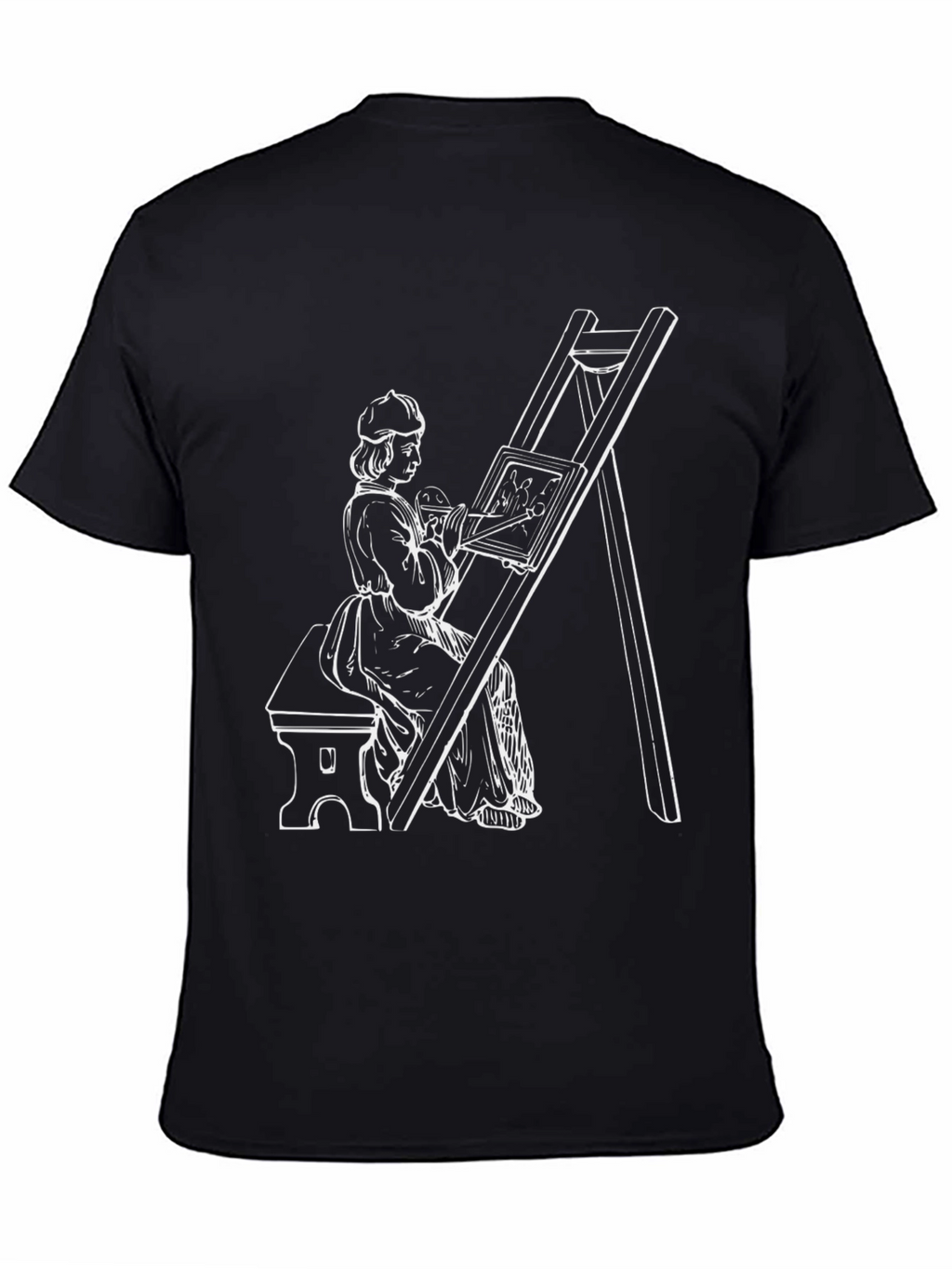 Artist at Easel Graphic T-Shirt