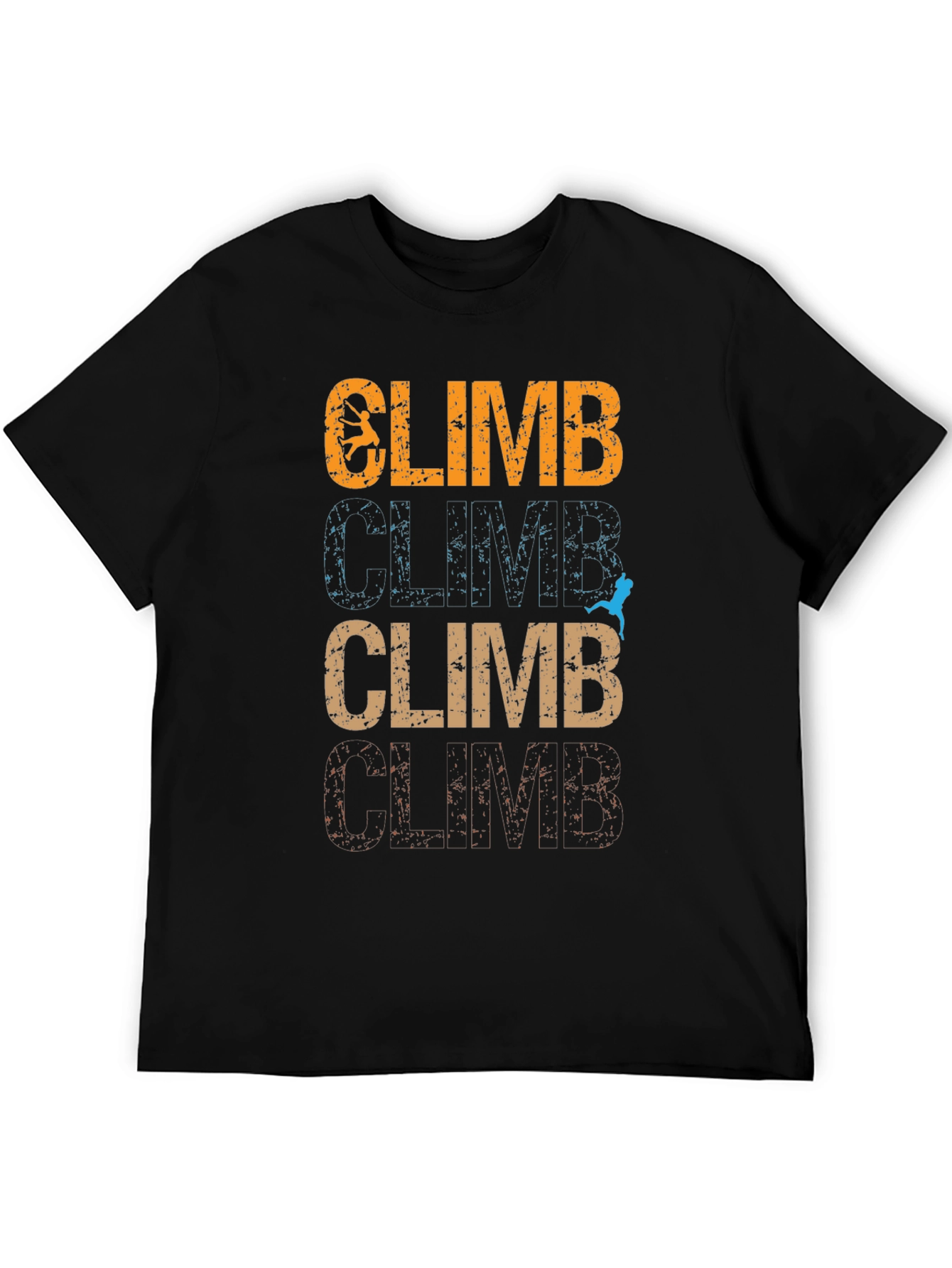 Climb Graphic Tee - Vintage Style Climbing Shirt