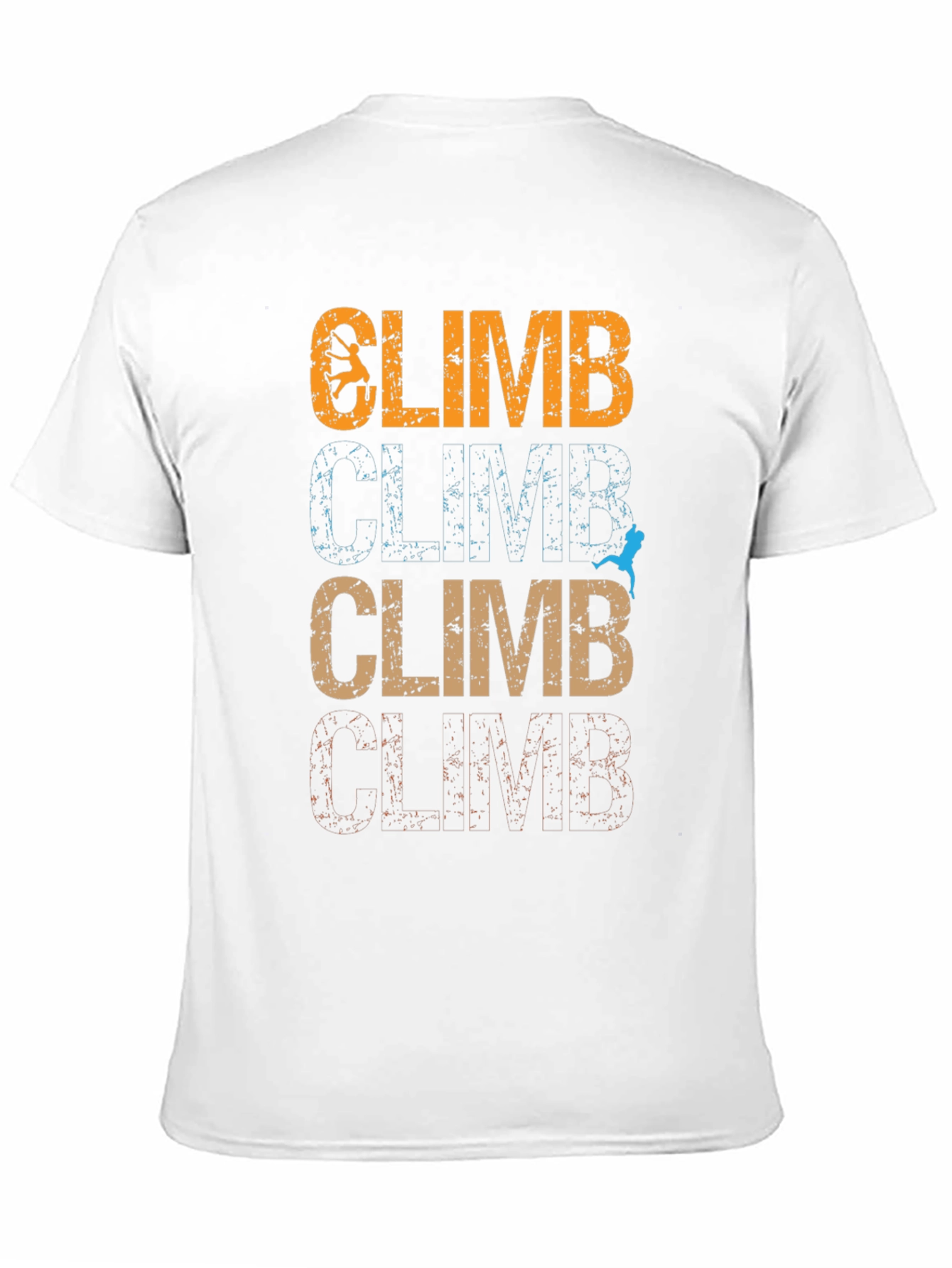 Climb Graphic Tee - Vintage Style Climbing Shirt