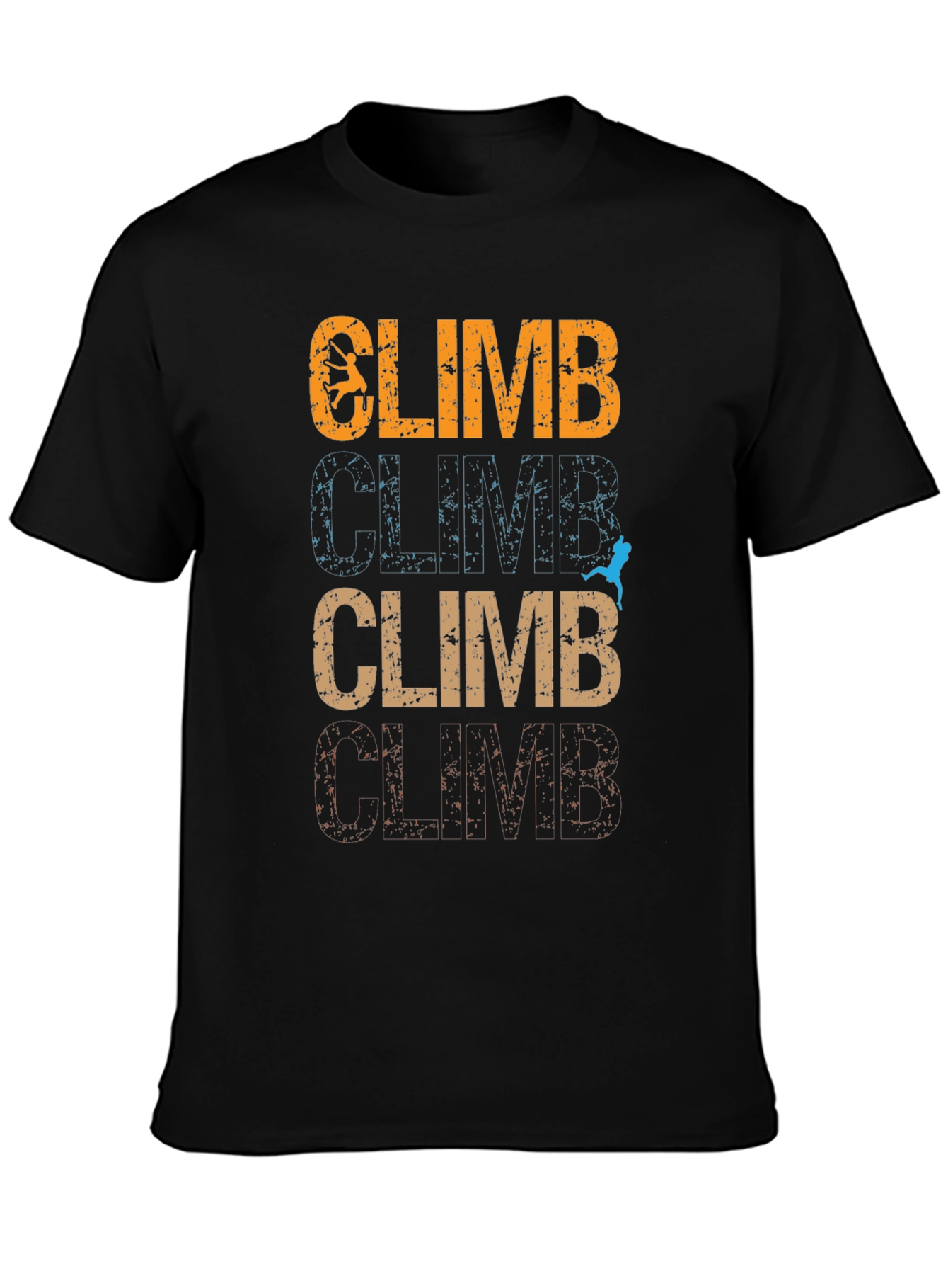Climb Graphic Tee - Vintage Style Climbing Shirt