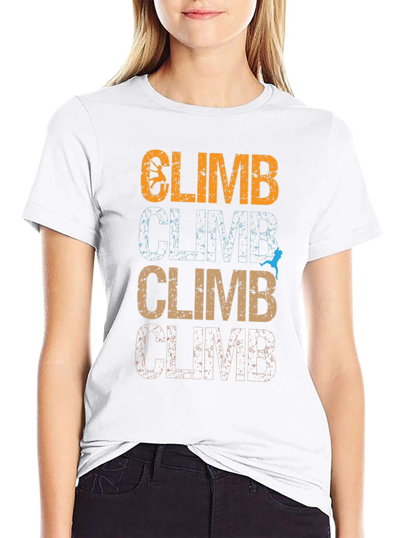 Climb Graphic Tee - Vintage Style Climbing Shirt