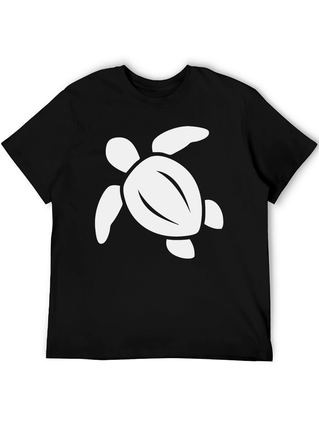 Turtle Graphic Tee - Soft Cotton Black T-Shirt
