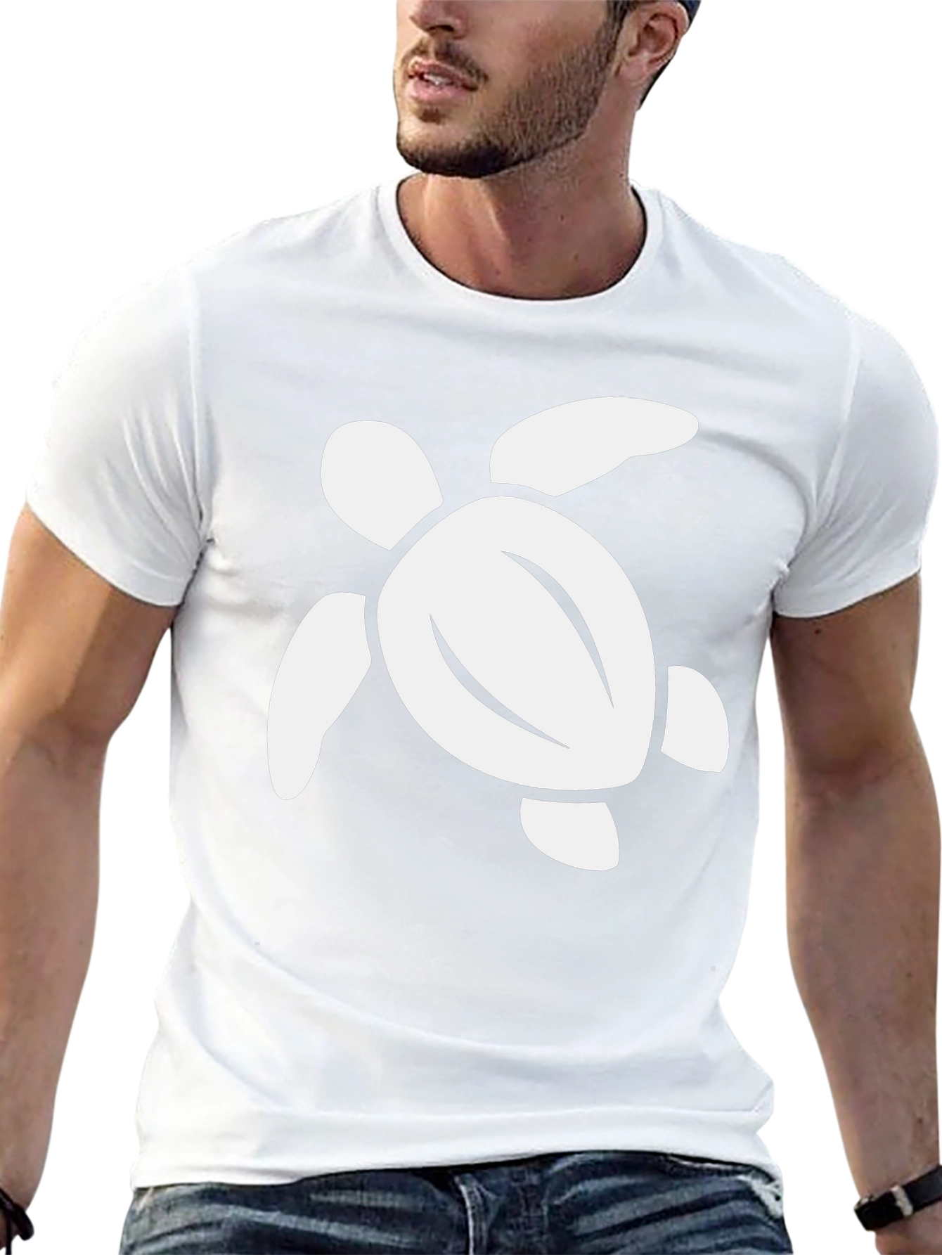 Turtle Graphic Tee - Soft Cotton Black T-Shirt