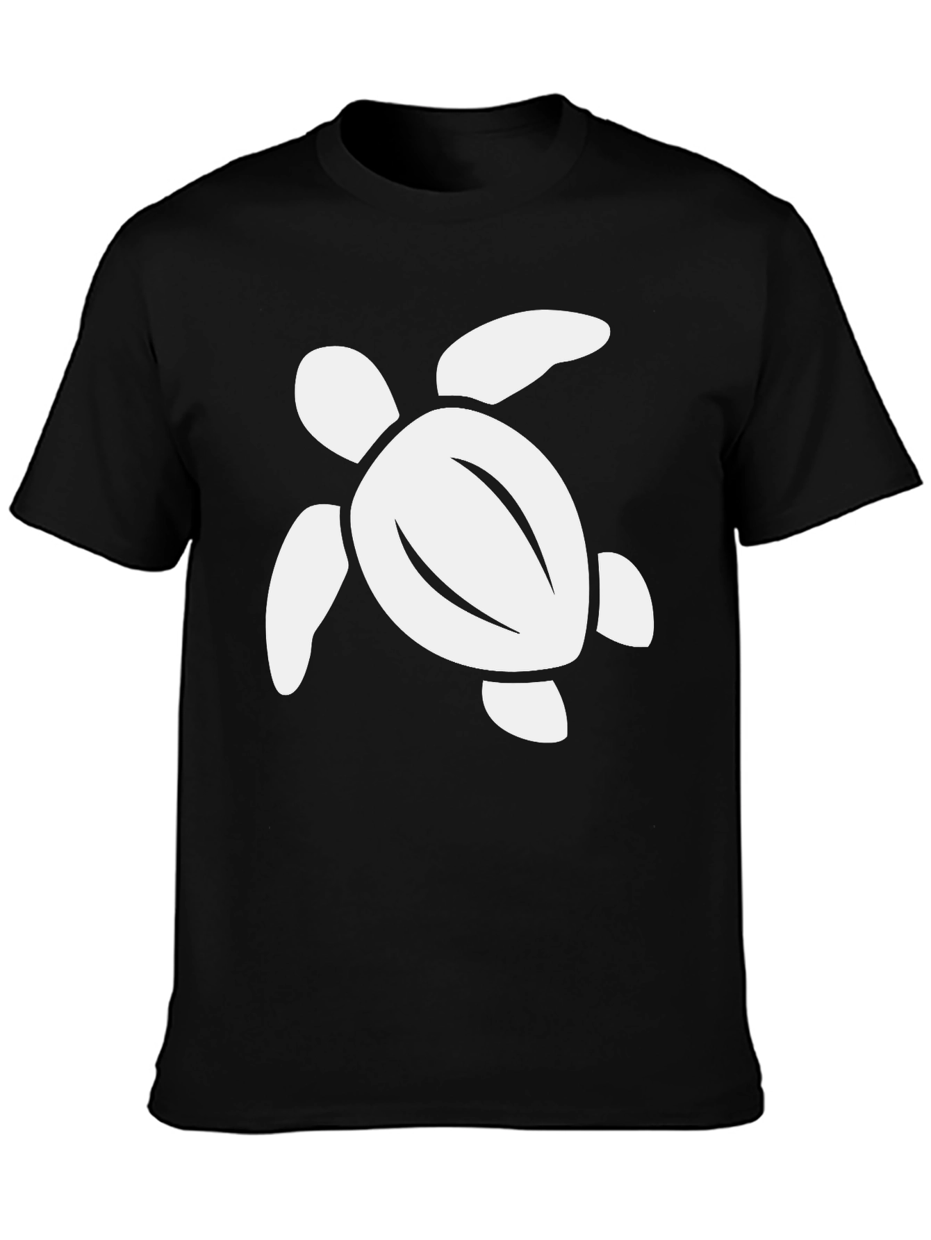 Turtle Graphic Tee - Soft Cotton Black T-Shirt