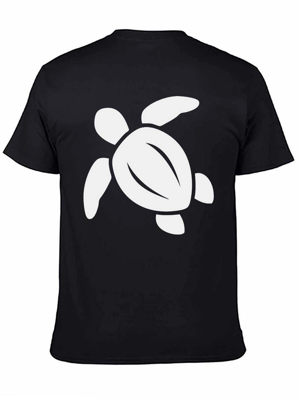Turtle Graphic Tee - Soft Cotton Black T-Shirt