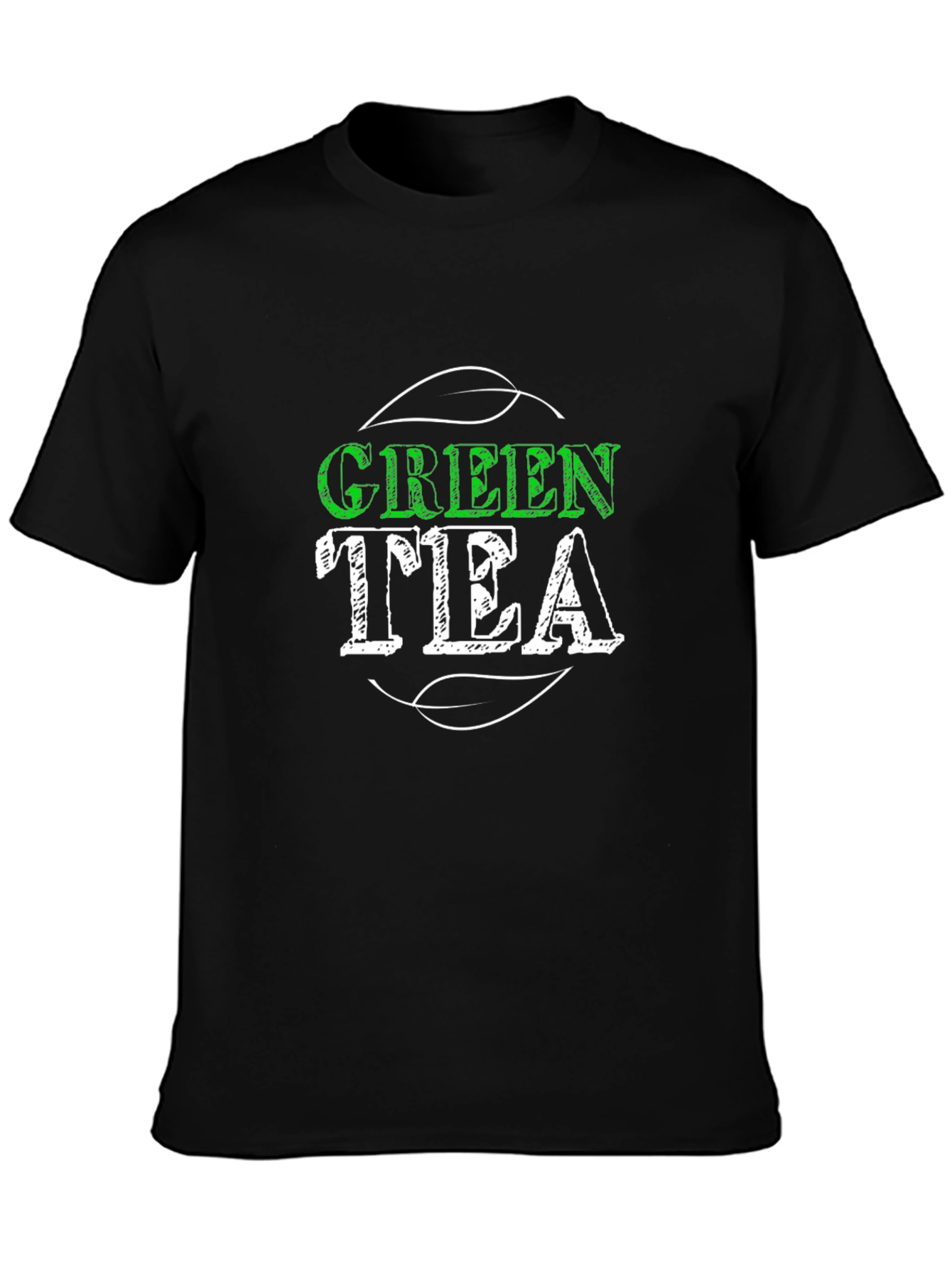 Green Tea Graphic Tee - Trendy Casual Shirt