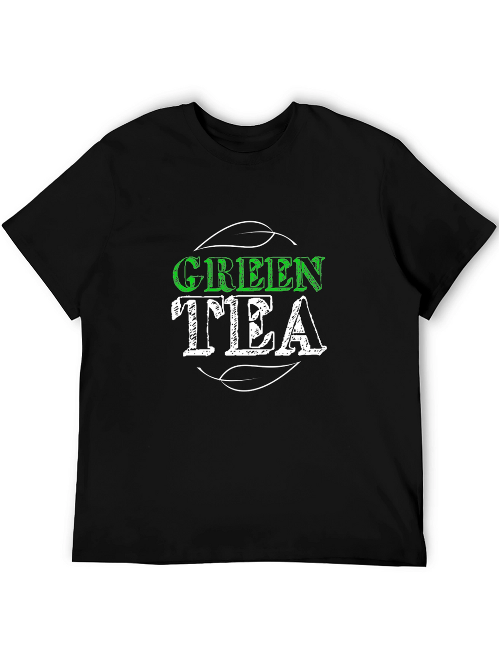 Green Tea Graphic Tee - Trendy Casual Shirt