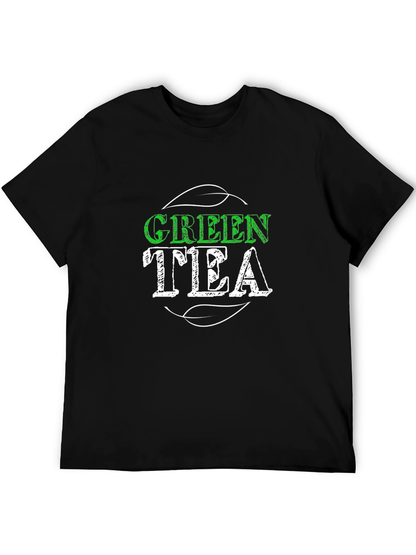 Green Tea Graphic Tee - Trendy Casual Shirt
