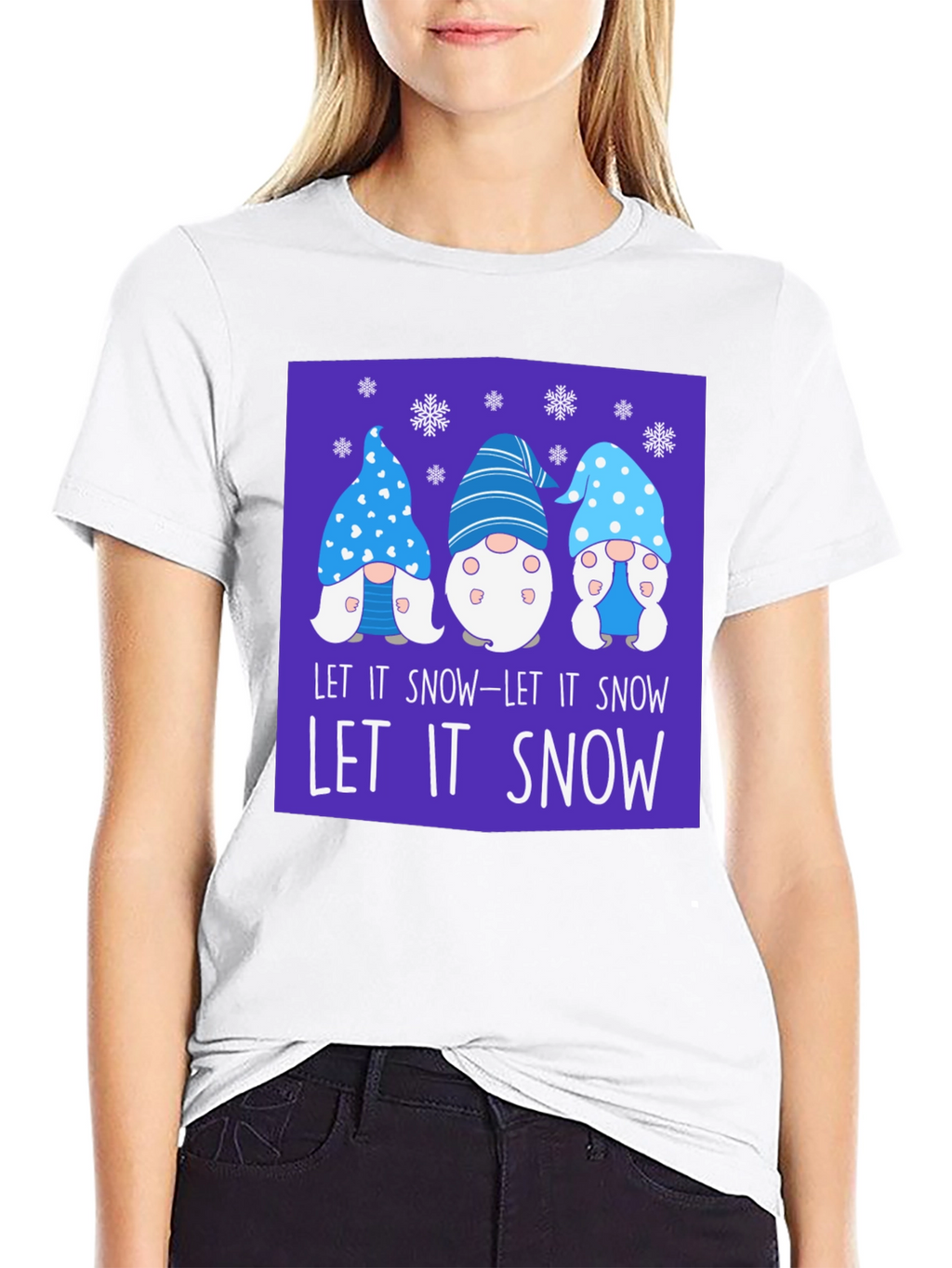 Let It Snow Gnomes Graphic Tee