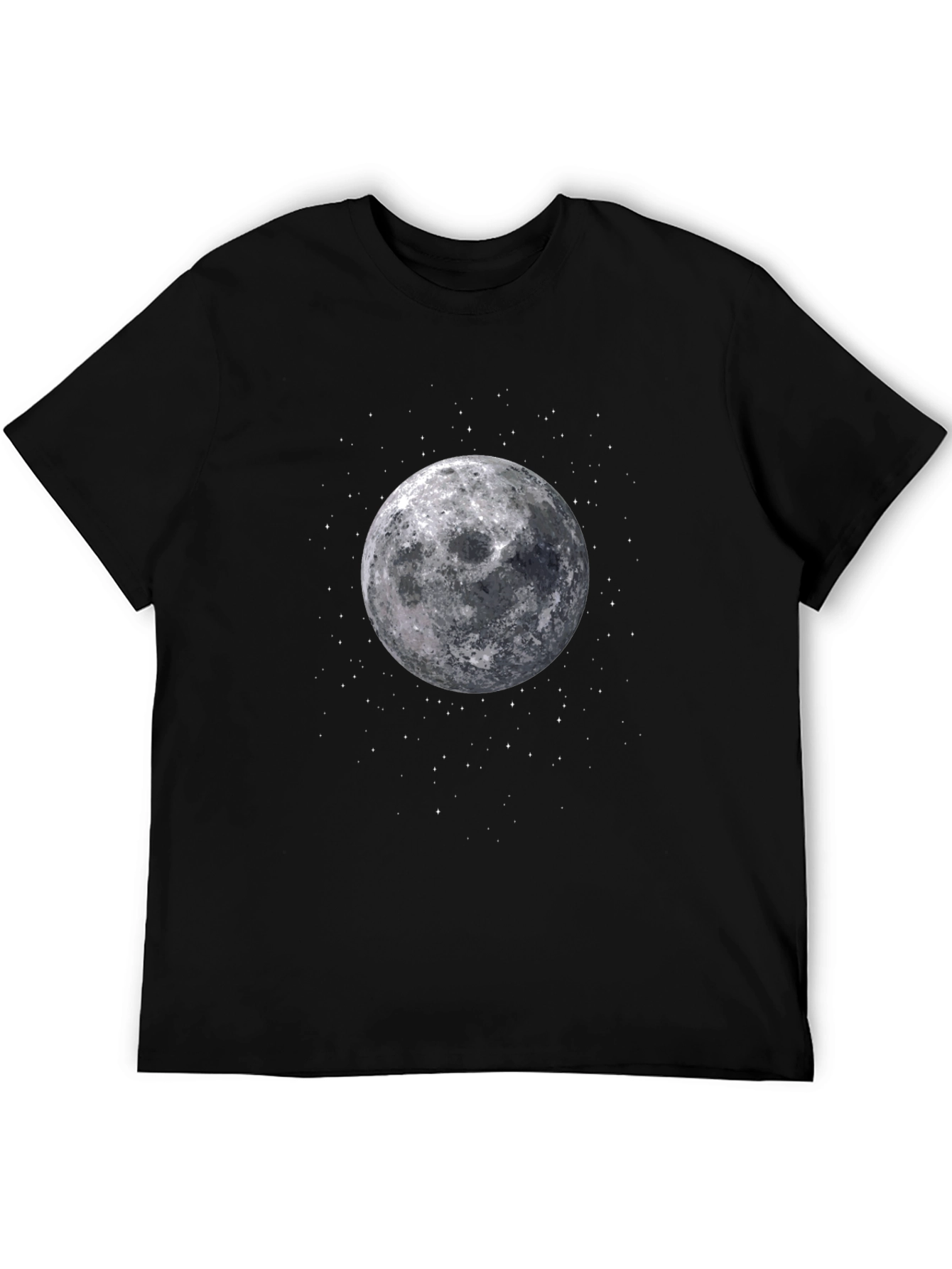 Moon Print Graphic T-Shirt