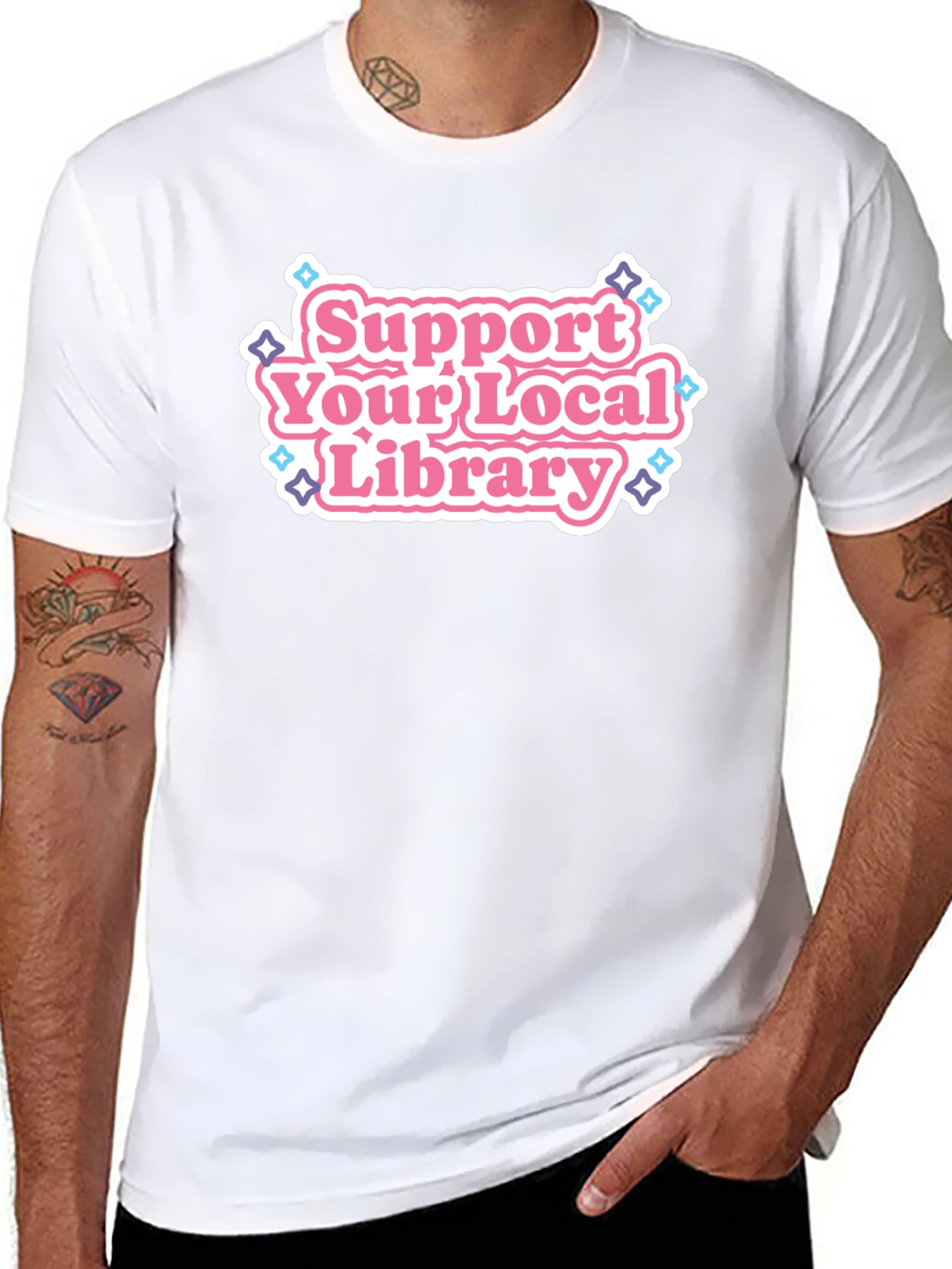Support Your Local Library Graphic Tee