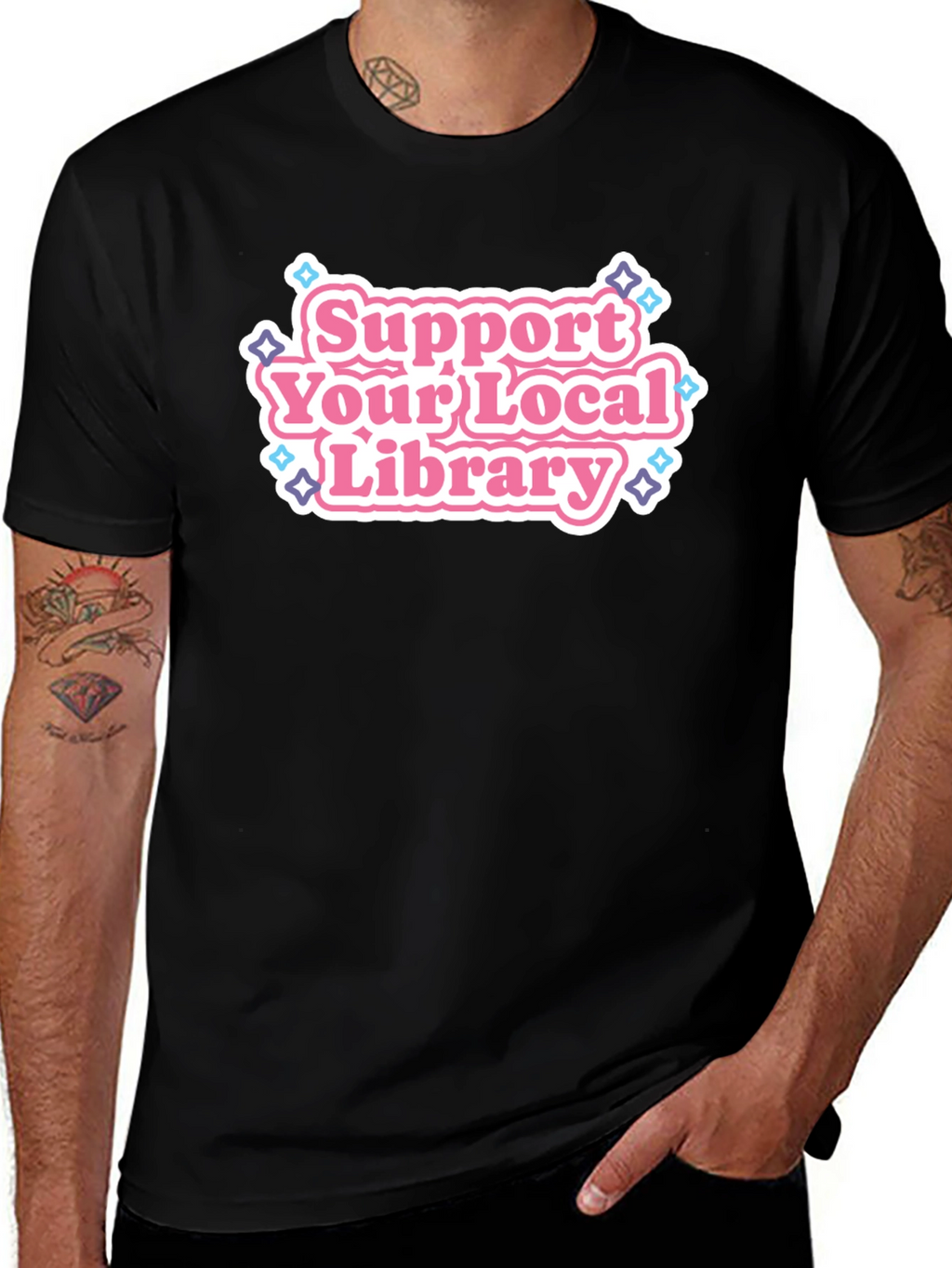 Support Your Local Library Graphic Tee
