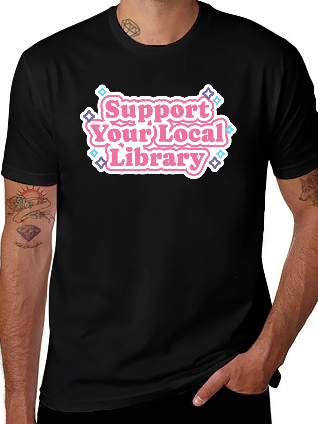 Support Your Local Library Graphic Tee