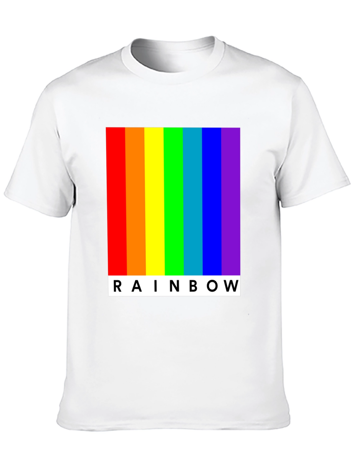 Rainbow Pride T-Shirt: Bold & Colorful Graphic Tee