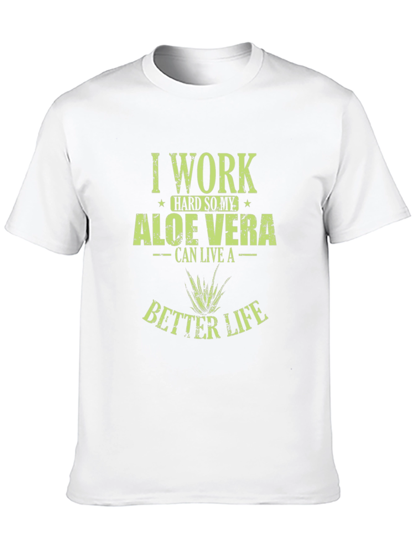 Aloe Vera Lover Black T-Shirt