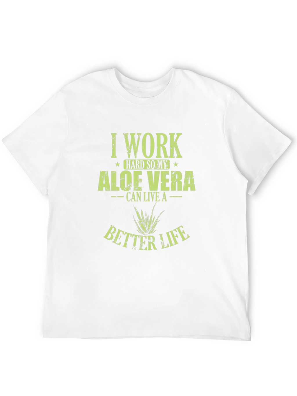 Aloe Vera Lover Black T-Shirt
