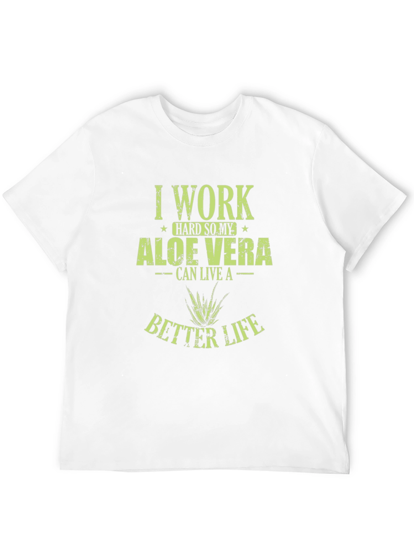 Aloe Vera Lover Black T-Shirt