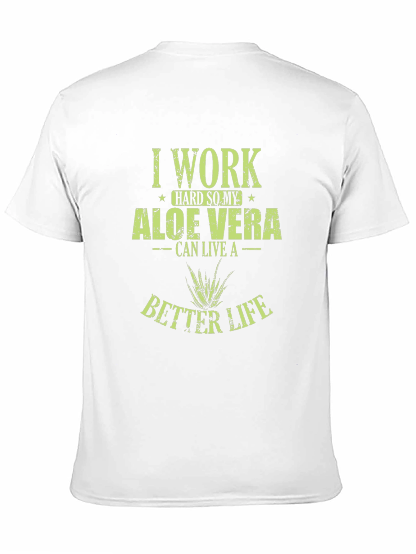 Aloe Vera Lover Black T-Shirt
