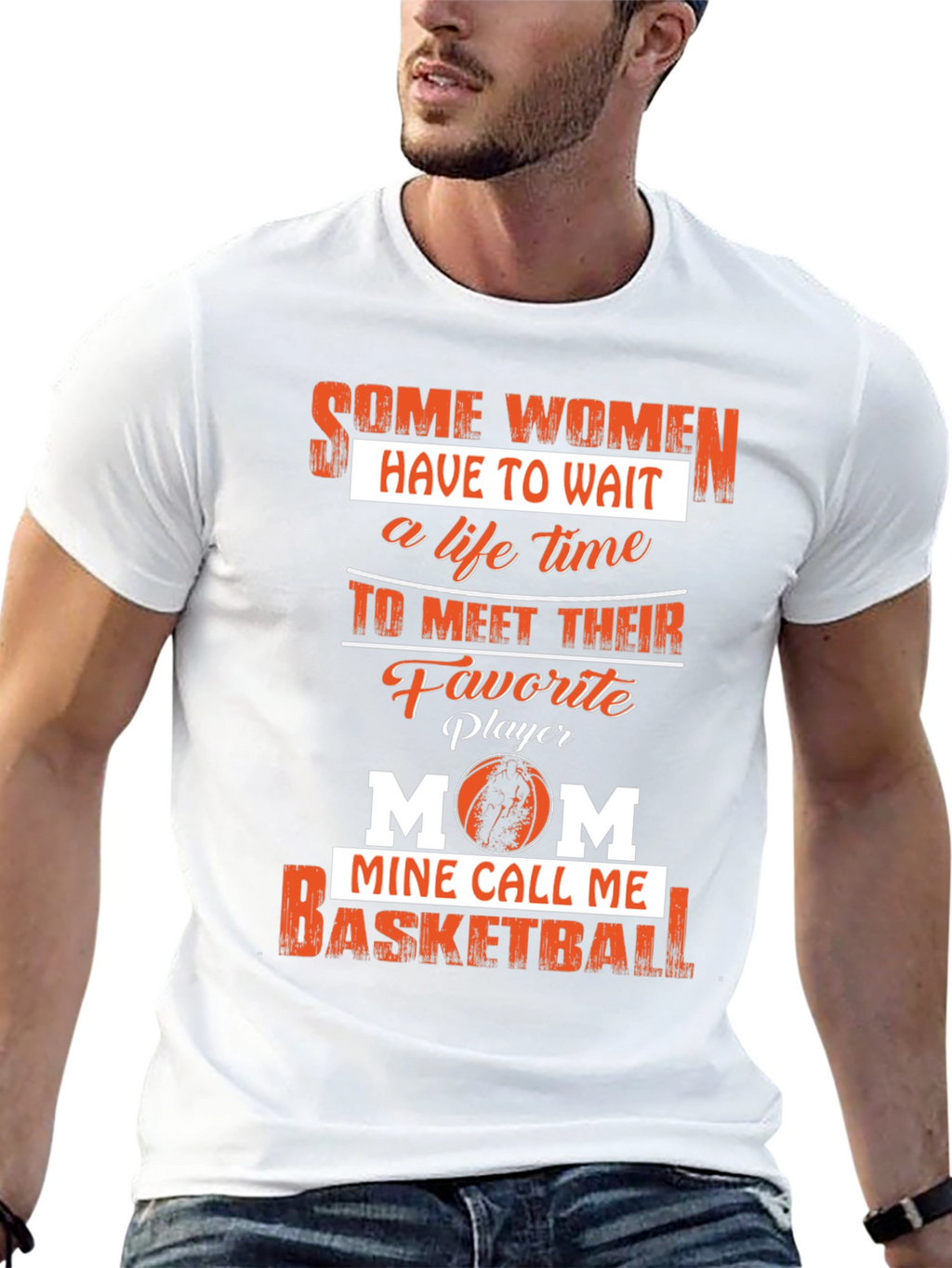 Basketball Mom T-Shirt - Favorite Player