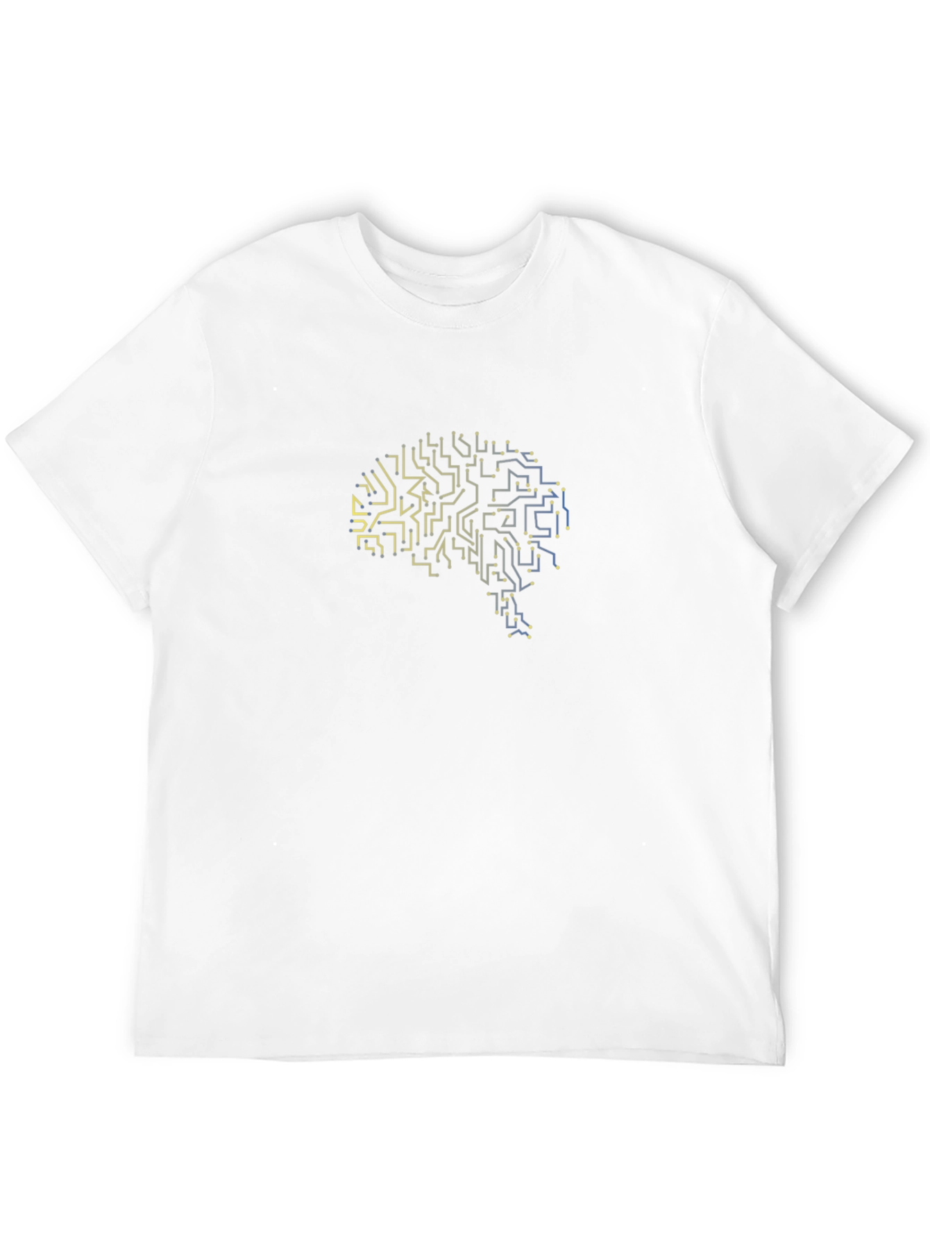 Circuit Brain Graphic Tee - Black