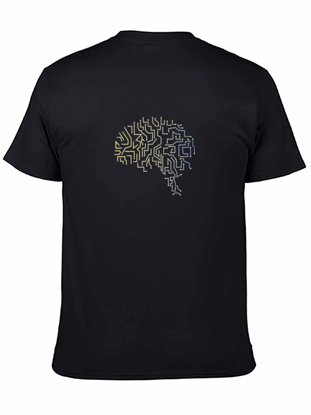 Circuit Brain Graphic Tee - Black