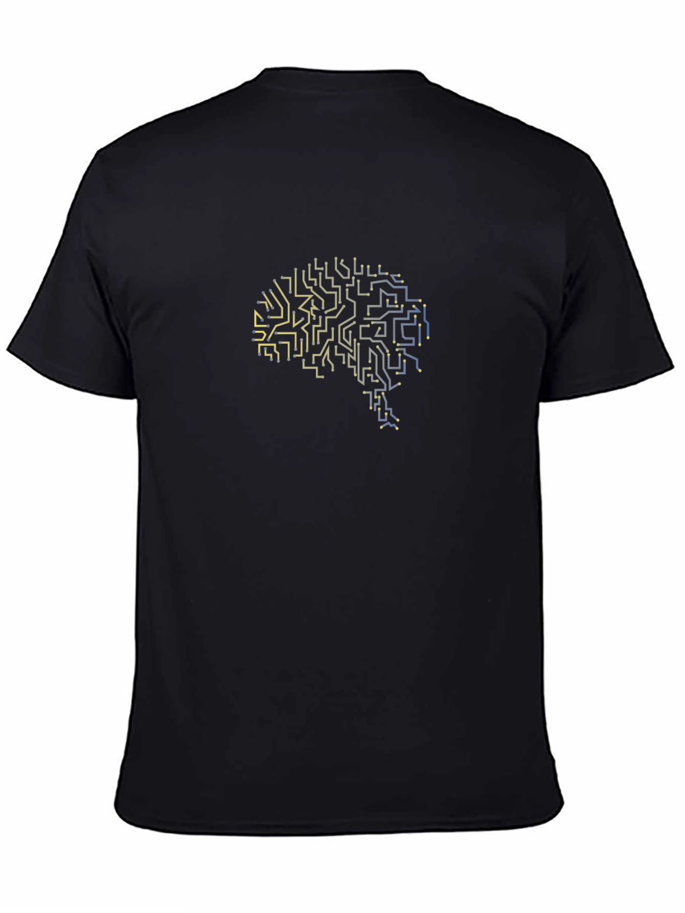 Circuit Brain Graphic Tee - Black