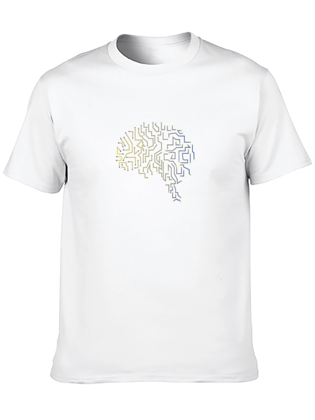 Circuit Brain Graphic Tee - Black